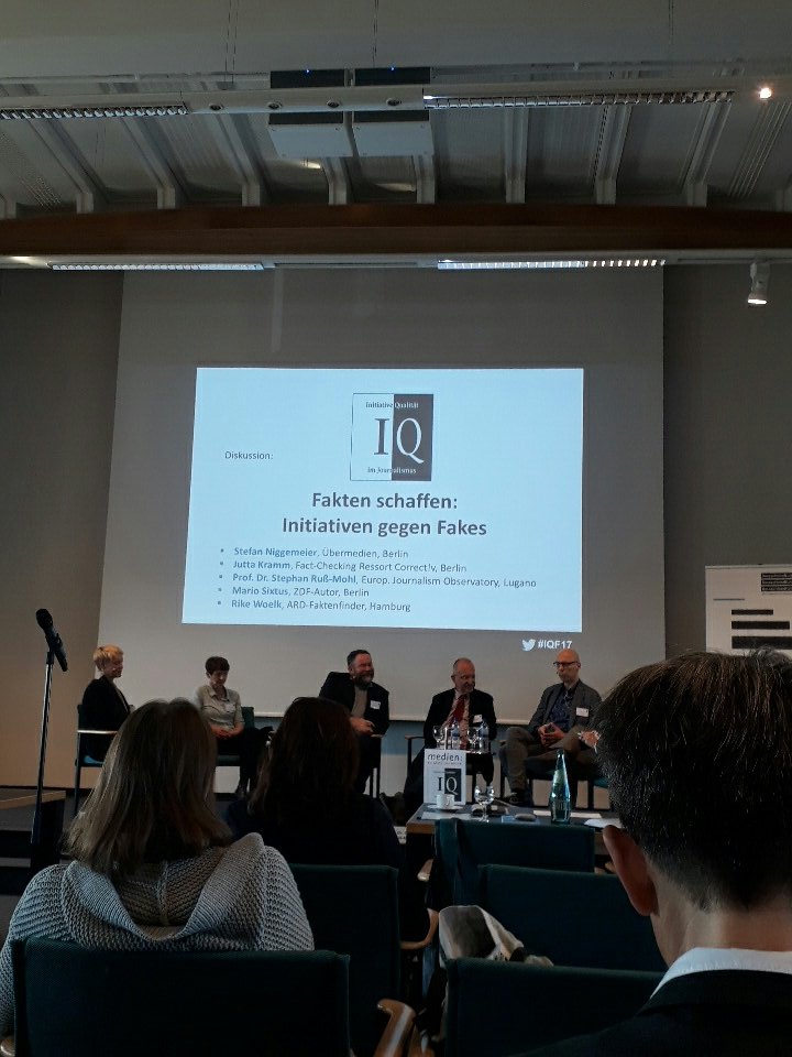 "Das Gift der kleinen Lügen". Es lohnt, immer mal wieder über Fakes nachzudenken...#IQF17