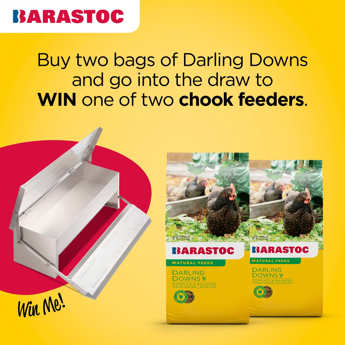 sandersfodder's tweet photo. Buy Barastoc Darling Downs for your chance to WIN
#Barastoc #Poultry #poultryfeeder #backyardchickens https://t.co/qKdCRZykBs