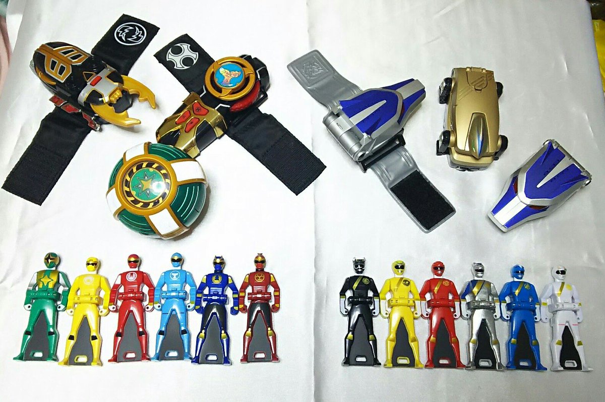 っか 戦隊変身アイテム 星獣戦隊ギンガマンより ギンガブレス ブルライアット 救急戦隊ゴーゴーファイブより ゴーゴーブレス Vモードブレス T Co Zca1hqna2y Twitter