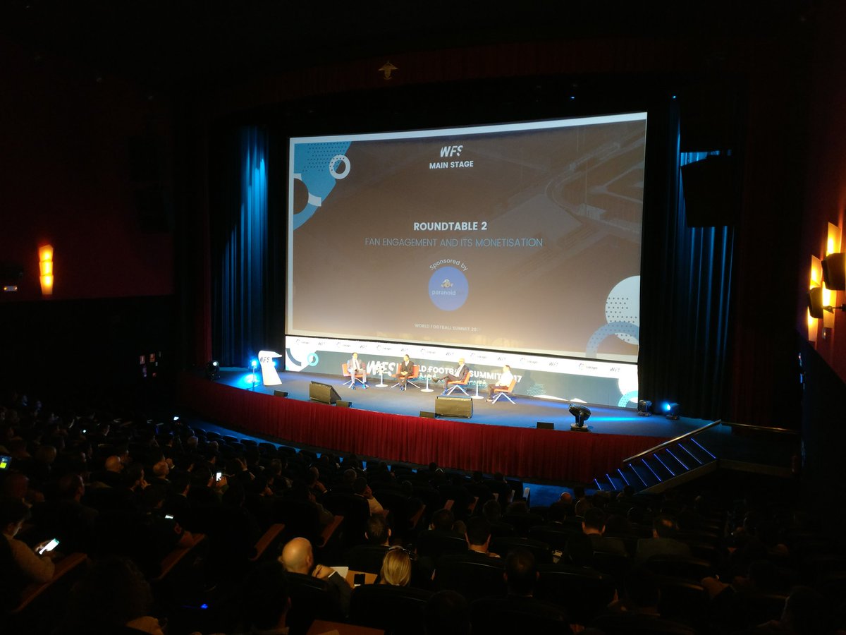 pvesterbacka's tweet photo. Good panel discussions here at #wfs2017 in Madrid. The culture and business of football :) https://t.co/F8FcExCgl0
