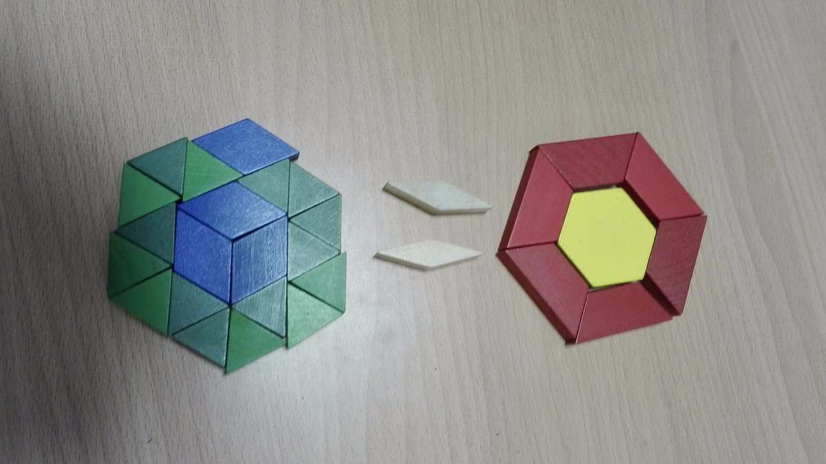 Simon_Gregg's tweet photo. Equal area pattern block shapes
#equalssign
@CDawson18 https://t.co/ERso7uubZp