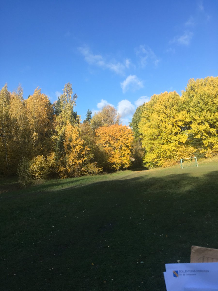 Promenad med <a href="/erper70/">Erika Persson</a>   Levererar post på Edsviksvägen och möter upp skolans elevhälsoteam. #tgl #solskol #enskoldag #höst