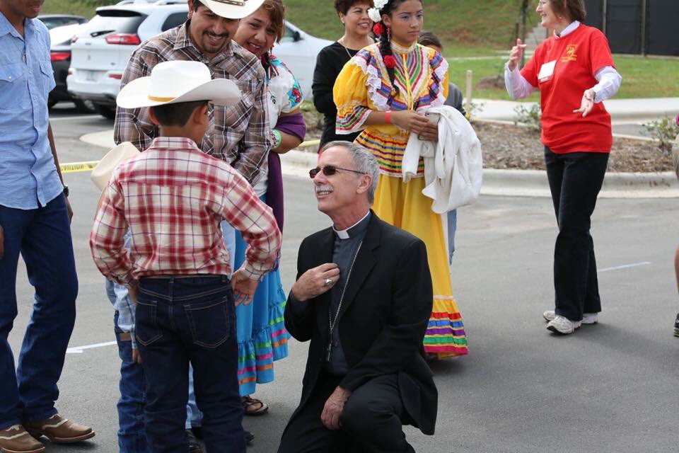 frscottmccue's tweet photo. Bishop Luis Rafael after the Hispanic Heritage Mass this past Saturday. https://t.co/UORGGHmktG