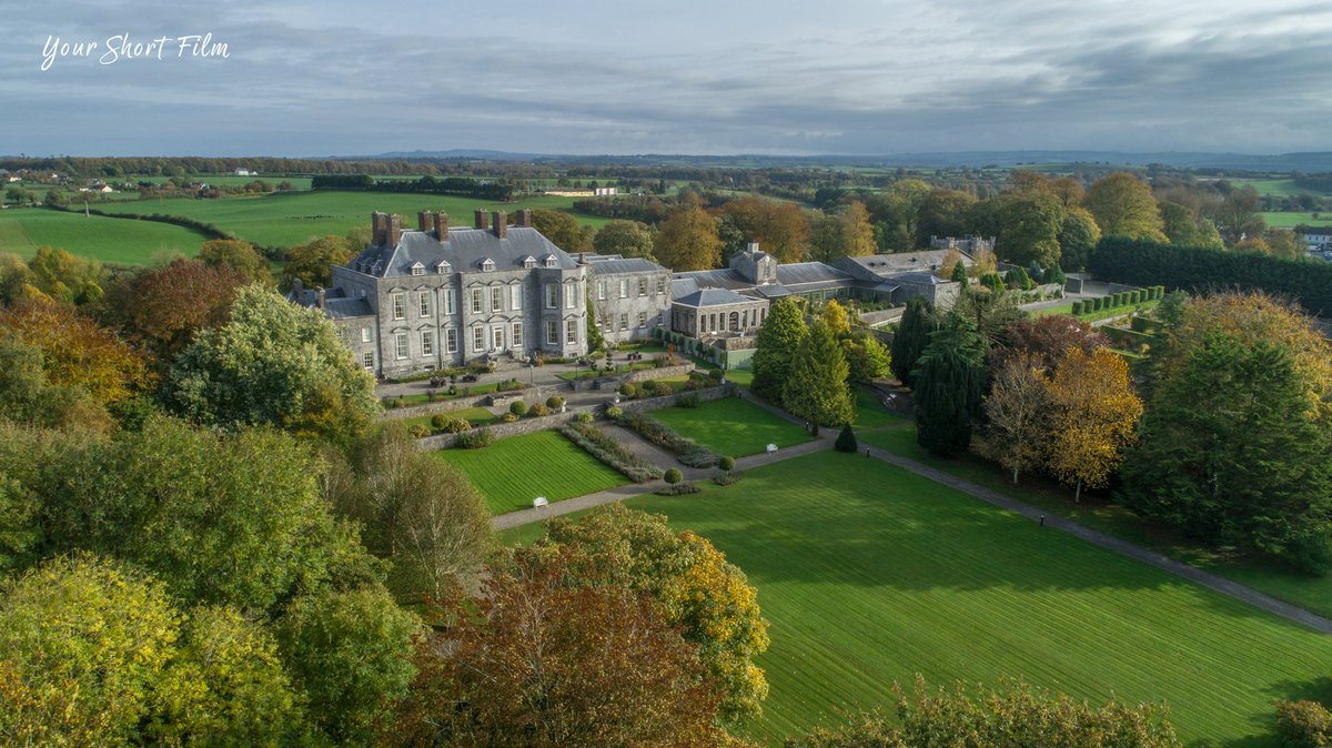 Aerial Shots of <a href="/CastleDurrow/">Castle Durrow</a> from Catherine &amp; Keith's wedding this Saturday.