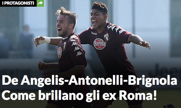 #Primavera1 #Primavera2 3 talenti ex <a href="/OfficialASRoma/">AS Roma</a> in mostra con <a href="/TorinoFC_1906/">Torino Football Club</a>  <a href="/FoggiaCalcio/">Foggia Calcio</a>  e <a href="/bncalcio/">Benevento Calcio</a> 
goo.gl/hYZgt2