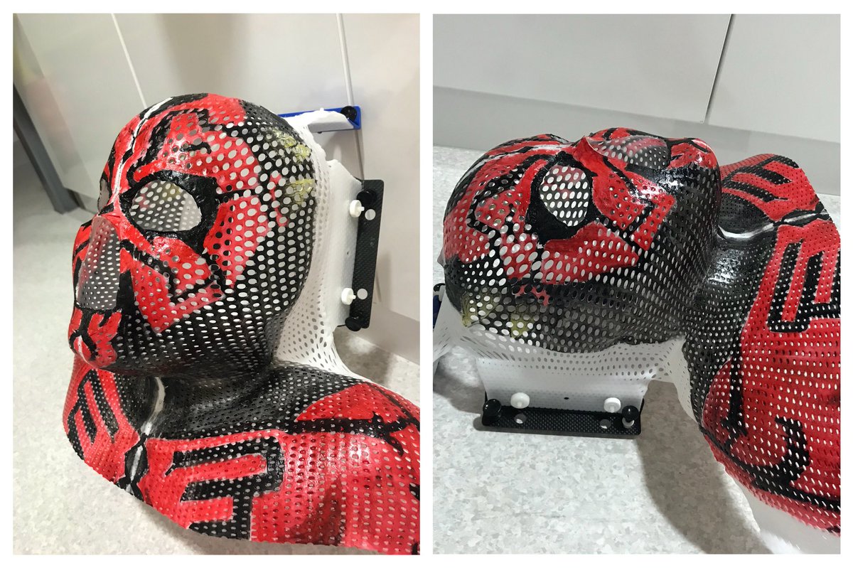 lobke_marsden's tweet photo. All painted for a 13 year old patient to start his radiotherapy as Darth Maul ⭐️🎗
#radiotherapy #ChildhoodCancer https://t.co/FvRrMWaaRf