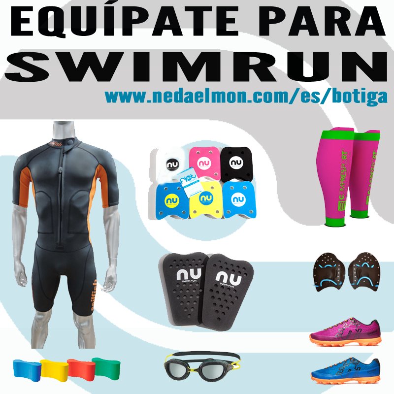 Equípate con todo lo necesario para la #Swimrun! #sailfish #zoggs #icebug #nucomplements #compressport  #nedaelmon nedaelmon.com/es/Botiga/Cata…