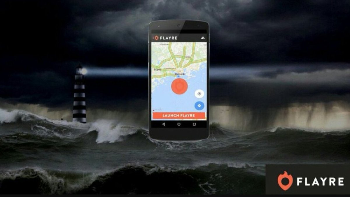 Flayreapp's tweet photo. Remember to use Flayre if you need to urgently share your location during #ophelia  https://t.co/hNOytdqG94 #staysafe https://t.co/C3bydfUFG3