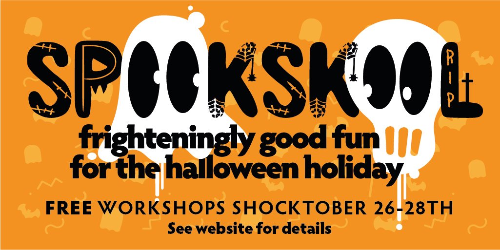 BroadStreetMall's tweet photo. #Spookschool 'coming soon' FREE craft workshops with @thejellyReading for the kids during #Halfterm https://t.co/OuqkvA9vWf