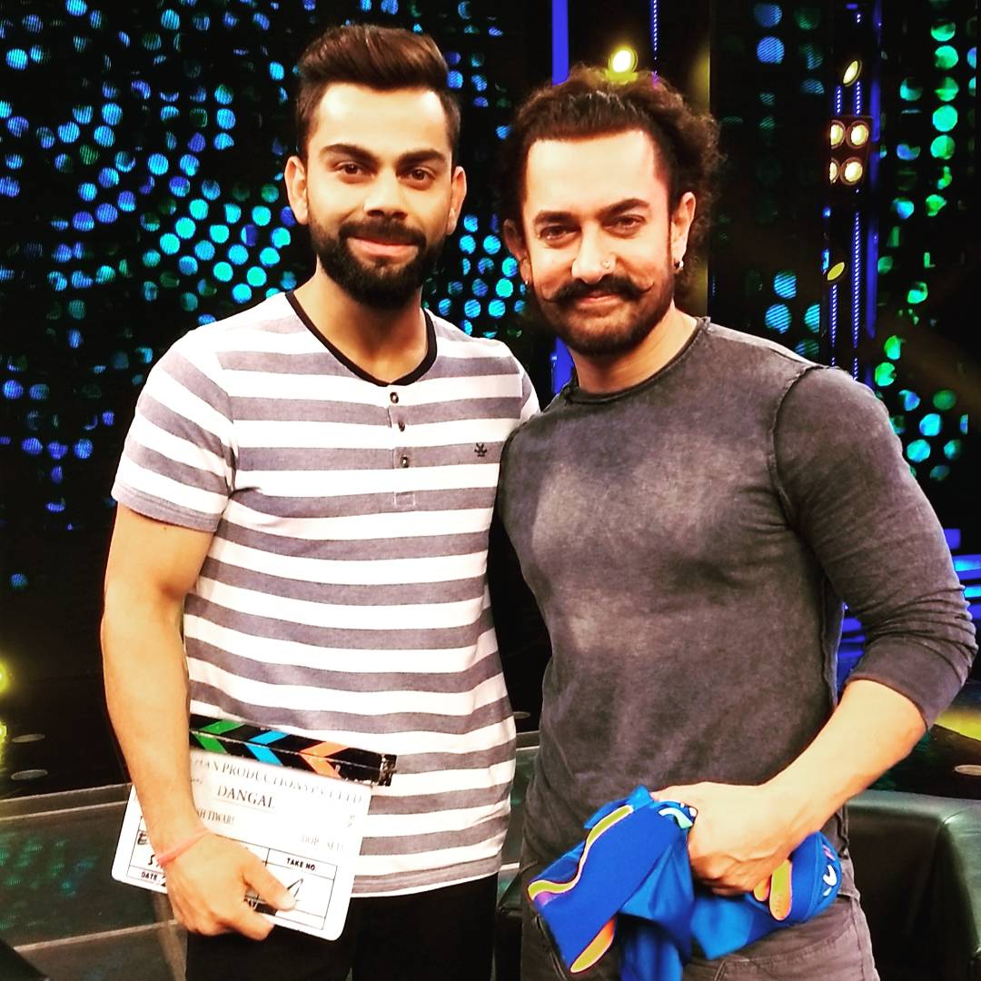 imVkohli's tweet image. Had a great time chatting with @aamir_khan bhai, so humble and genuine. Just need to learn the Rubik's Cube technique from you now! 😀👌