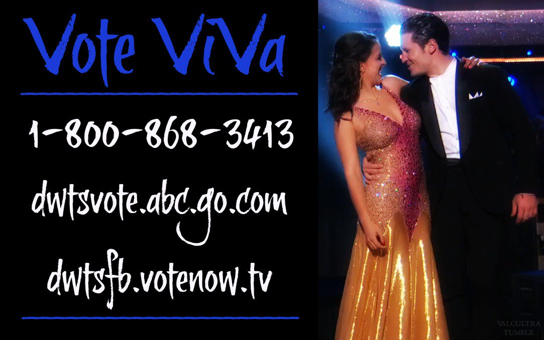 valcultra's tweet photo. #TeamViVa #DWTS https://t.co/MucNM52tDK