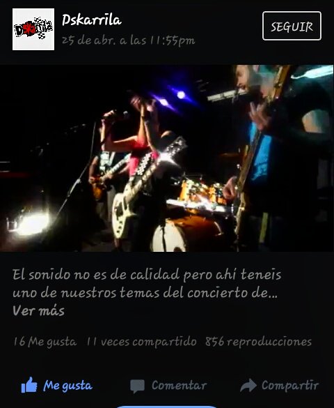 Dskarrila_Ska's tweet photo. #Dskarrila #día #Facebook #videoconcierto https://t.co/kupL4X1wC2