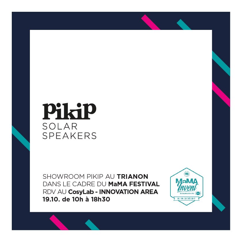 pikip_solar's tweet photo. 🔊☀️🍂 @MaMAevent est le plus grand rassemblement FR de la filière musicale... #PikiP y sera présent pour lier #MUSIQUE & #ECOLOGIE !! #MaMA17 https://t.co/ym717a1Dnl