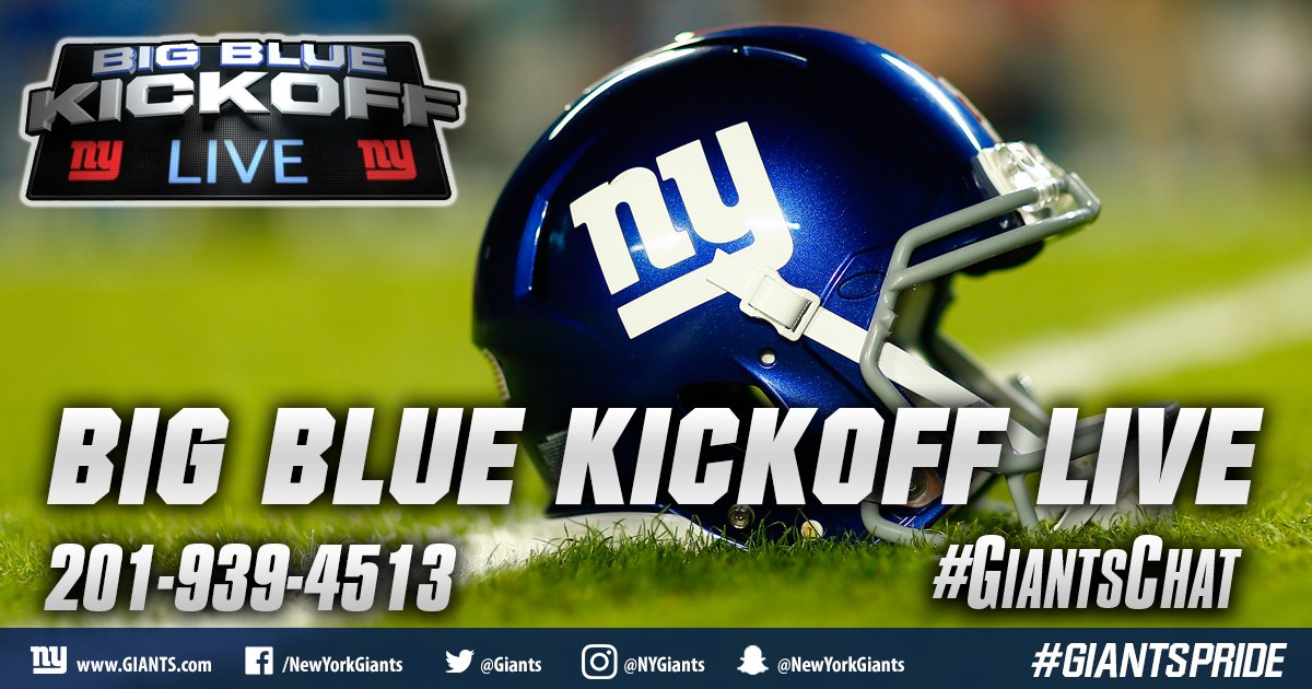 Big Blue Kickoff Live recaps the win in Denver at 12PM ET on Giants.com and Giants App! #GiantsChat https://t.co/I6JTIkr0Sj