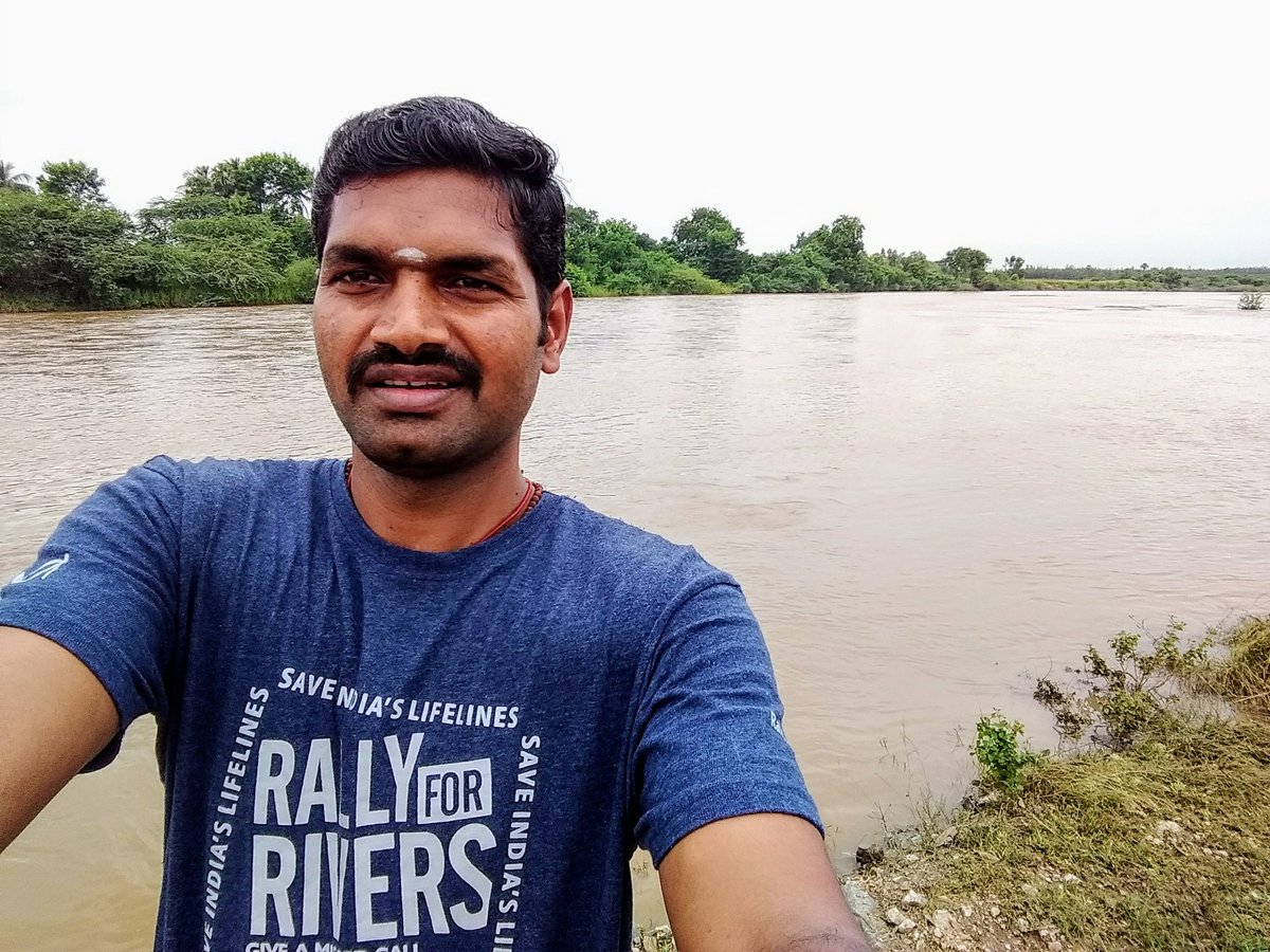 Sundarrajan__D's tweet photo. #StandWithRivers Konaiyur Village, Cheyyar River after 13 years flow fully. #ReallyforRivers https://t.co/MhXmwisjHp
