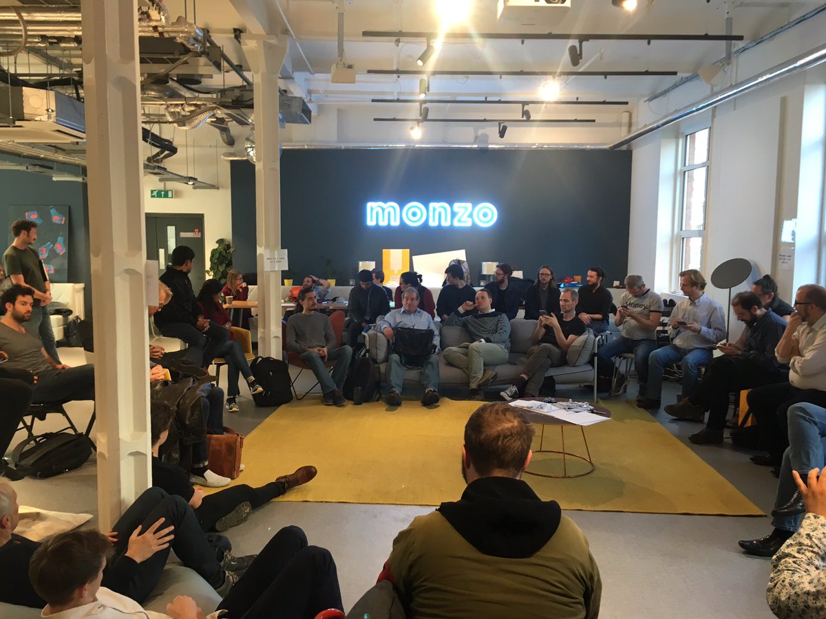 #iofa yesterday was a fun meeting of minds around real world issues in blockchain at #monzo