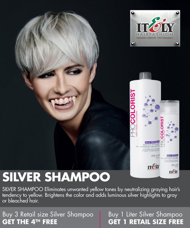 gulfsouthSS's tweet photo. "FANG-TASTIC new Silver Shampoo from It&amp;ly Hair Fashion! 😸
Licensed pros 800 647-8431 (MS) or 888 671-7666 (FL)
#shampoo #grayhairdontcare https://t.co/GGqgwvSXeI