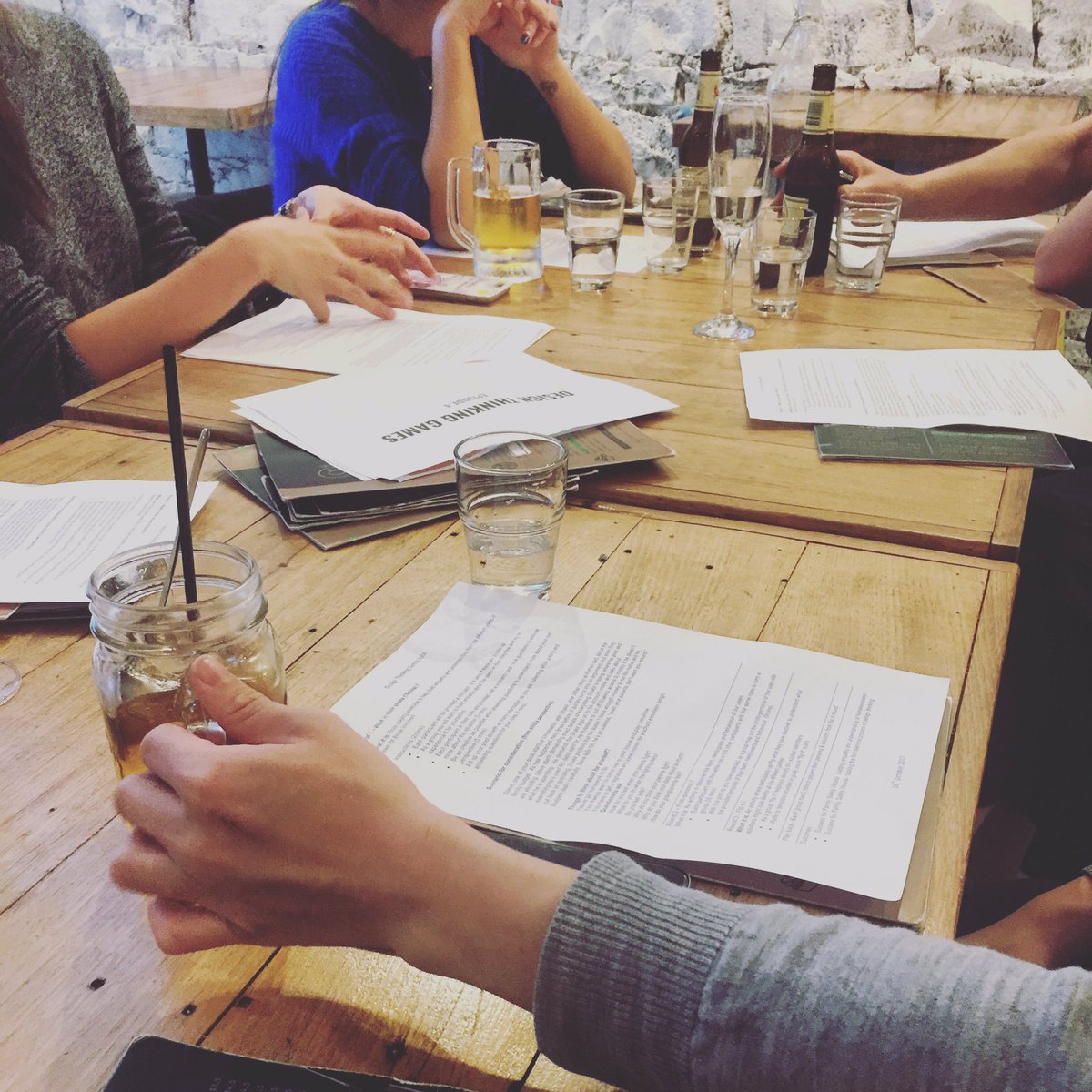 Our volunteer-facilitators gathered to discuss the games planned out for 2nd Nov - Creating awareness to the diff forms of family violence.