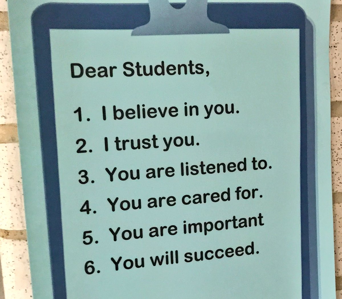 gcouros's tweet image. Nice message to see every morning when you walk into a classroom. #thisischeltenham
