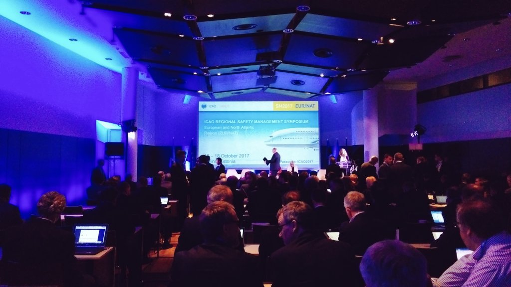 CorinaStiubei's tweet photo. #ICAOTallinn2017 has kicked off. #SM2017 #Tallinn #EU2017EE https://t.co/RxJwAgKkgf
