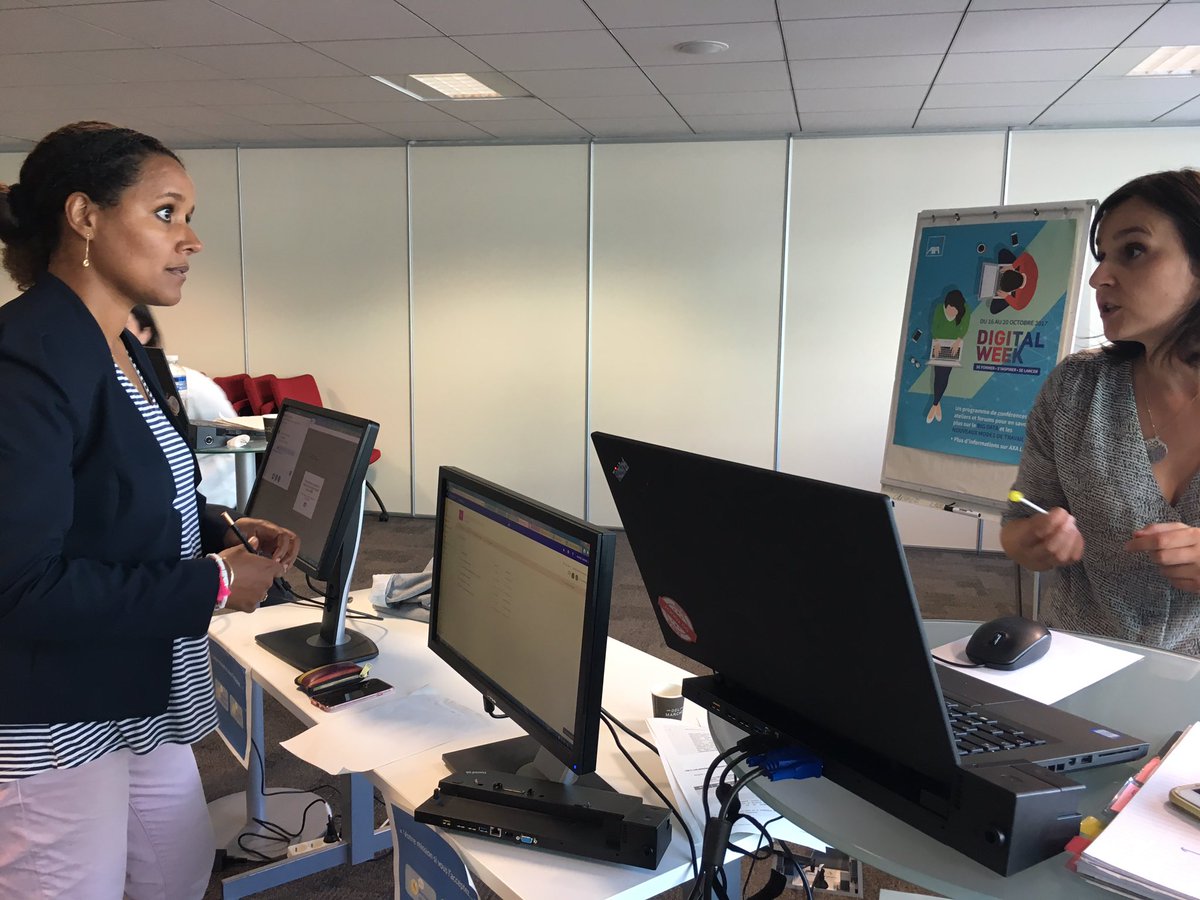 NathMer31's tweet photo. C'est parti ! 👏#DigitalAXA des ateliers pour se former aux nvx modes de travail @A_Duvignac @mathildemarre https://t.co/81bC2GJziR