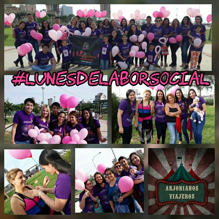 ViajerosArjona's tweet photo. "Lucha contra el CÁNCER DE MAMA" #UnGloboyUnLazoRosa por una sonrisa... @Ricardo_Arjona 
#LunesDeLaborSocial
@INFOMUNDOARJONA https://t.co/fpfTyz0dHl