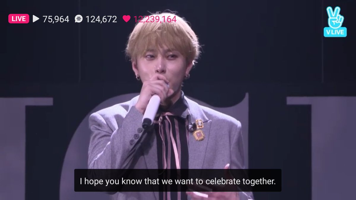 hi5hli5ht's tweet photo. yong actually said ''celebrate's lyrics are stories that only we know'' ''WE'' as hl&amp;lught  we are part of them too im crying again https://t.co/dPLGCoqMg6