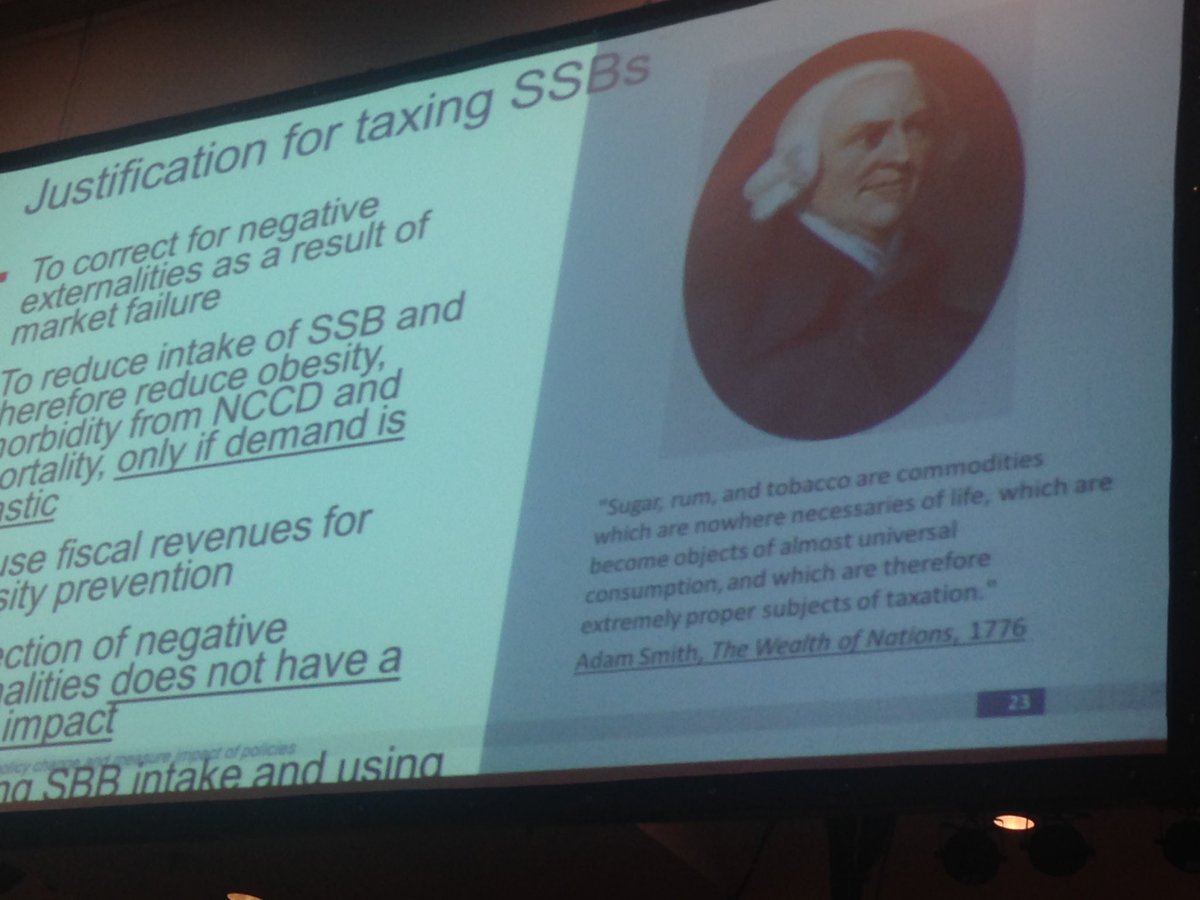 sridhartweet's tweet photo. Adam Smith, yes!, argued for sugar tax. #Mexicogotgame #sdoh #hiap #healthequity https://t.co/CQs6uGodHH