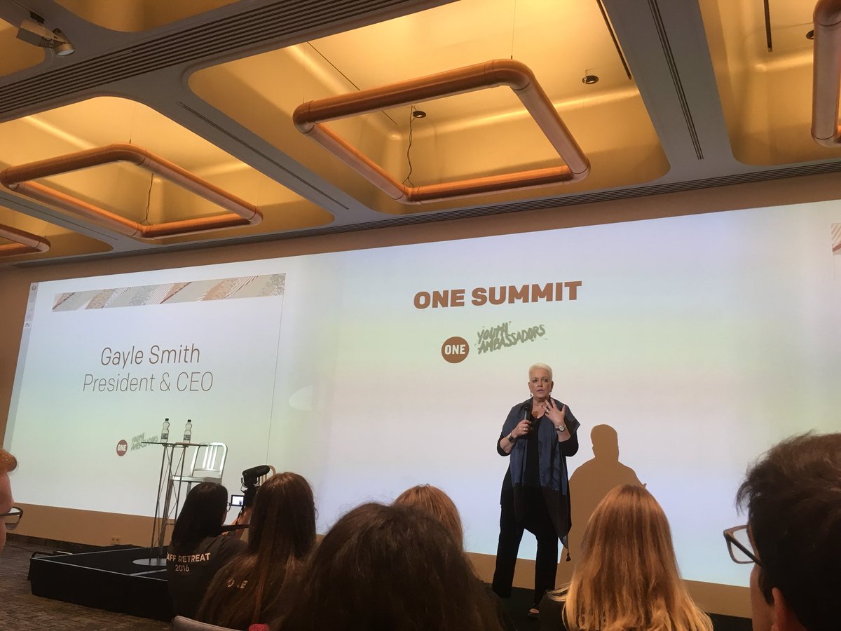 Maritza_ONE's tweet photo. @GayleSmith on why we are awesome! :D #ONEYouth2017 https://t.co/ecJHnKQWqt