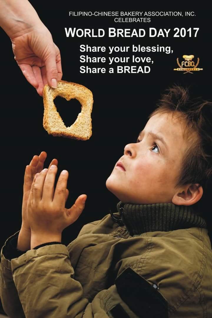 elmer_candol's tweet photo. Isang TINAPAY sa maraming BUHAY #WorldBreadDay2017 #loveforchildren https://t.co/VYbsCQ1oP6