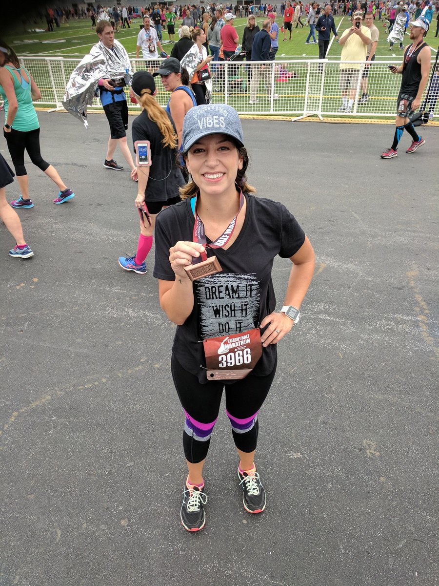 ChentoFonti's tweet photo. Very proud of my wife @mrs_chento for completing her first Half Marathon yesterday. The Hershey Half was a lot of fun! https://t.co/1UFV6UhOAG