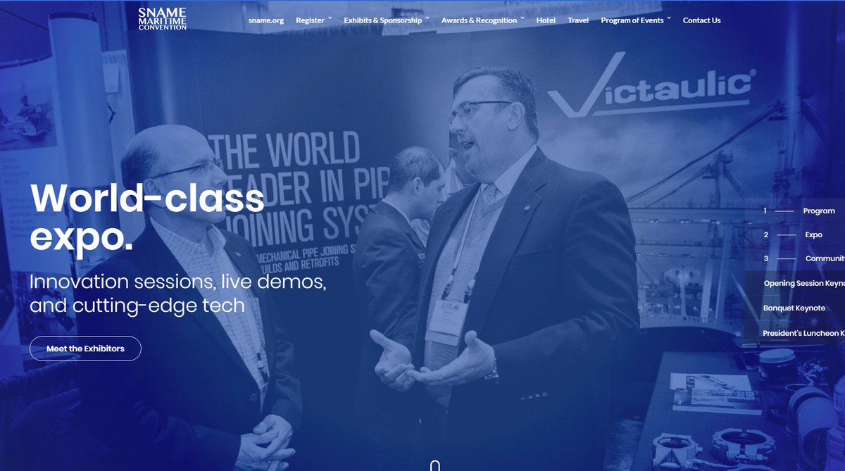 Victaulic's tweet photo. Don't miss the boat. A new wave of solutions is coming to SMC 2017. What solutions you ask? #SNAMEMC17 https://t.co/KvnOGKCaLZ https://t.co/j4GoSVHtm5