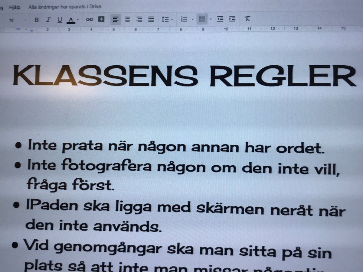 tglfyrorna's tweet photo. Viktigt i vårt arbete med #olweus @Tegelhagen #tgl4 #enskoldag #solskol https://t.co/vGjSRuNePA