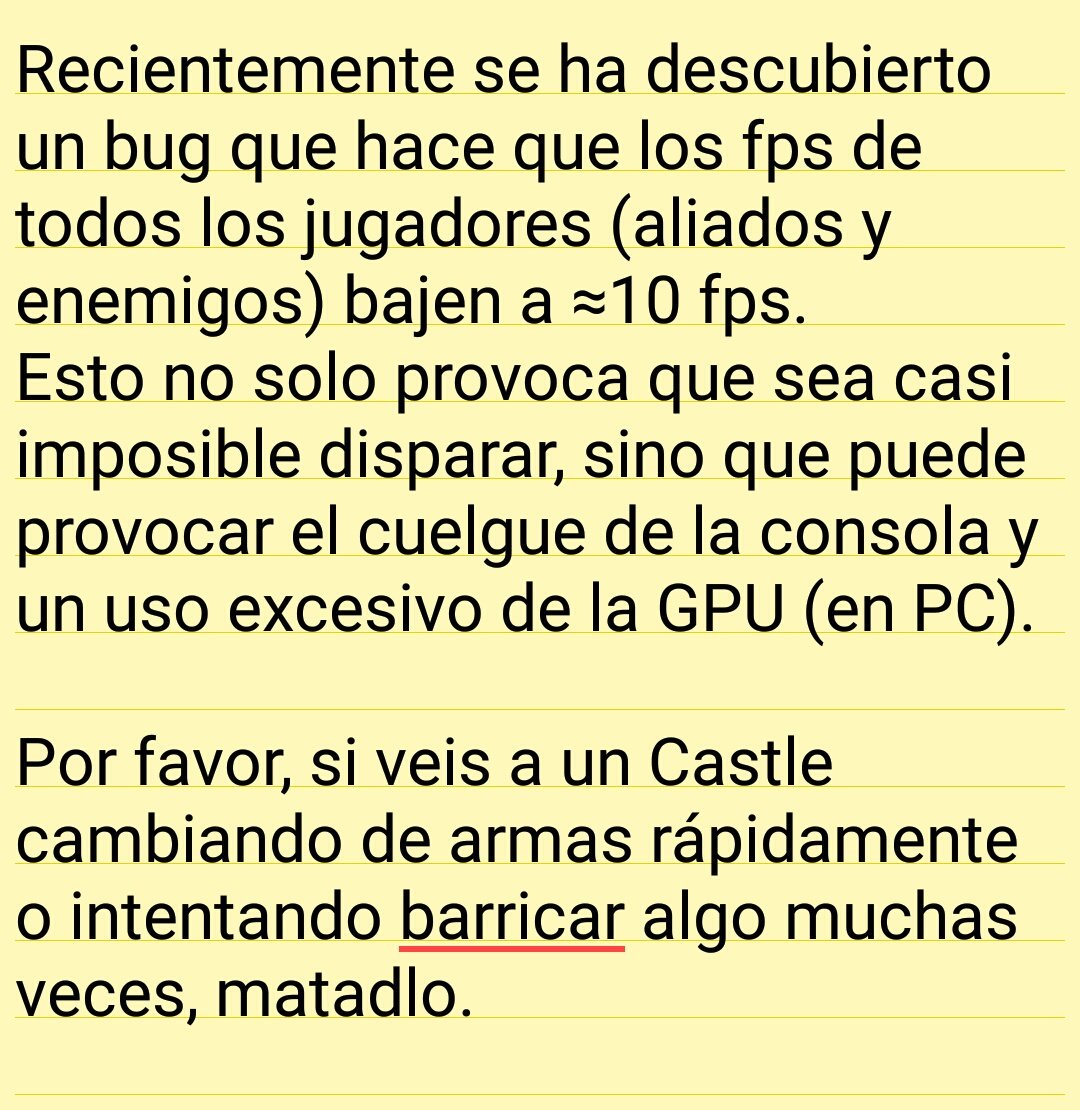 Rainbow6_es's tweet photo. Rara vez pedimos un RT, pero este bug es muy peligroso en todas las plataformas.
🔁 https://t.co/1RNkP8zYDH