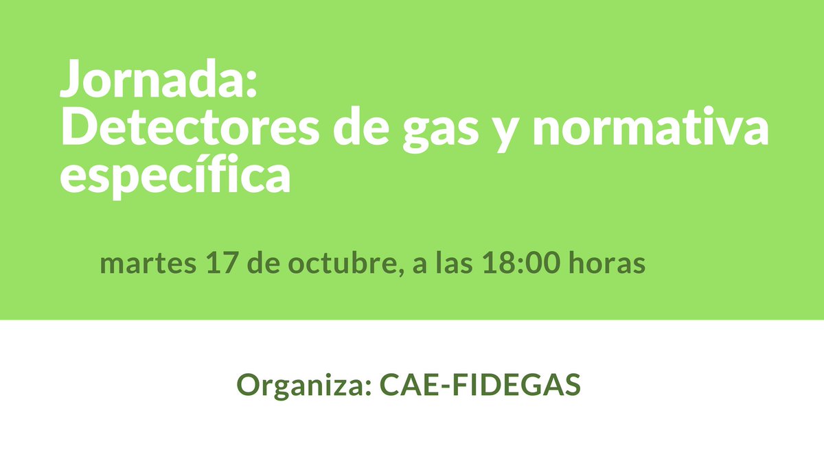 Esta semana nos visita #fidegas para hablar sobre detectores de gas y su normativa. Mañana martes a las 18
epyme.es/content/jornad…