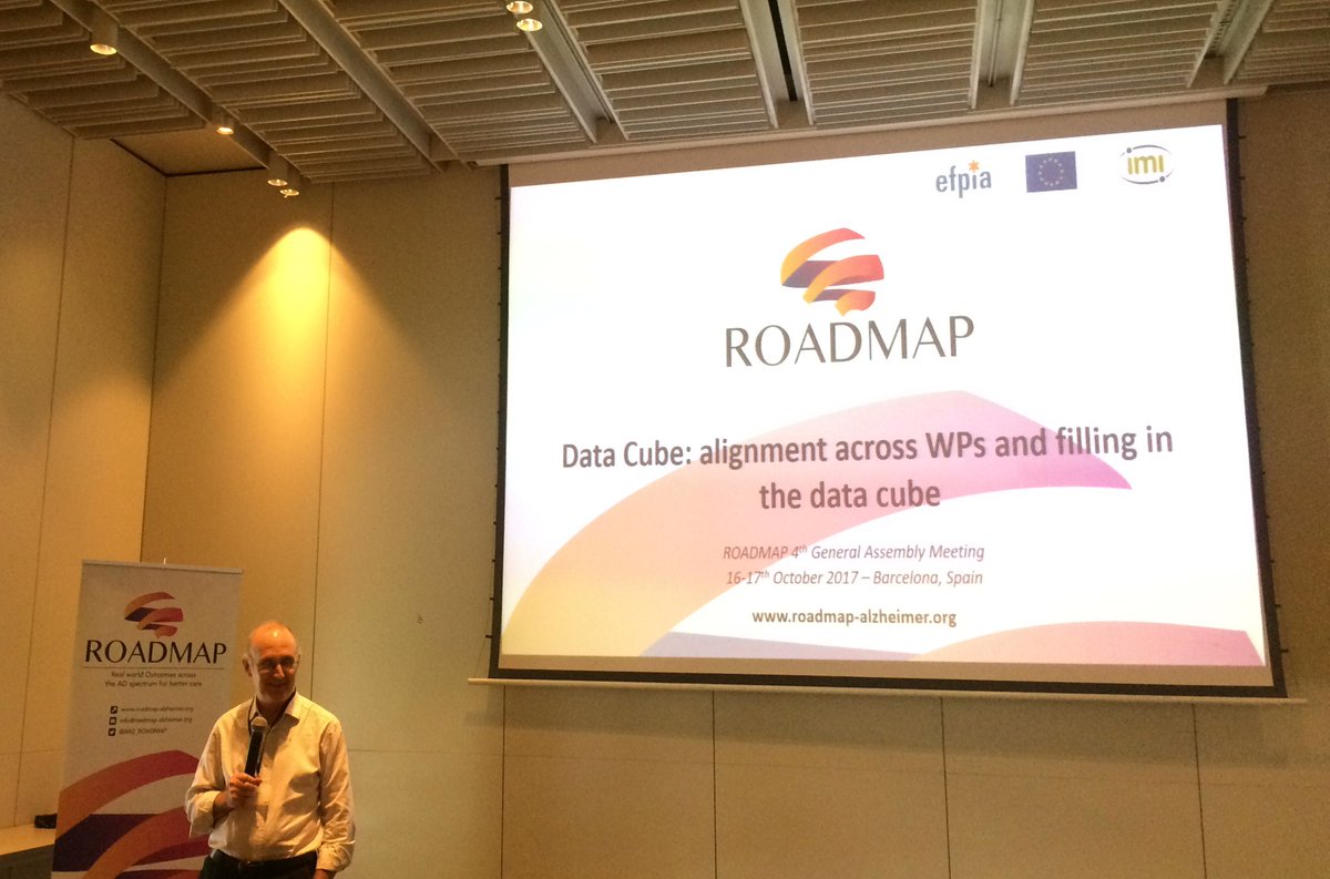 IMI2_ROADMAP's tweet photo. John Gallacher @IMI2_ROADMAP PI officially opening the #roadmap4GA in #Barcelona https://t.co/upe895tgh4