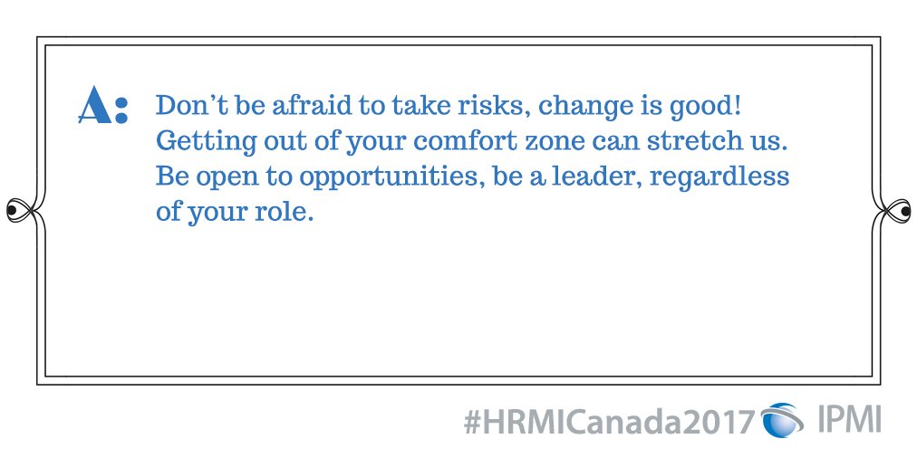 ipmi_online's tweet photo. Q3: What advice would you give to the next generation of professionals aspiring to become an HR Leader? https://t.co/RHFn8LDbIN