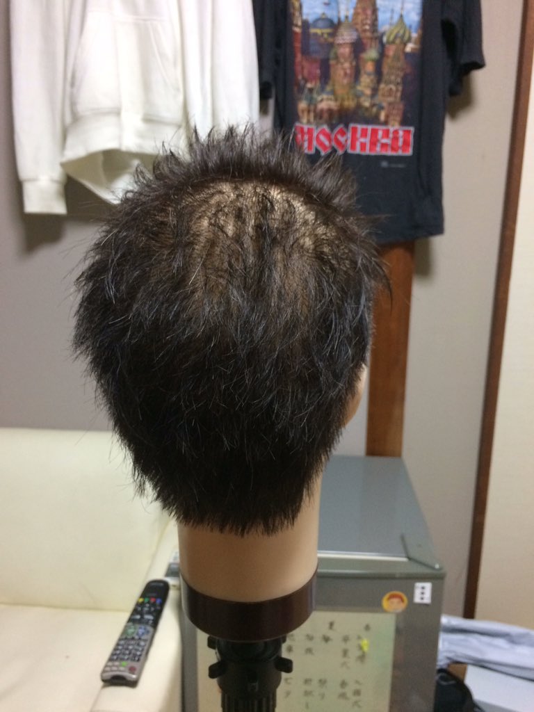 あ 初カット レディースウルフから メンズツーブロック 刈り上げ ジェットモヒカン