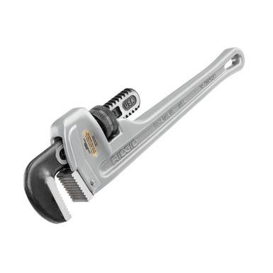 RIDGIDtoday's tweet photo. A pipe wrench is a staple of a plumber’s toolbox. Here's how to pick the right one: https://t.co/9f60lWxTss https://t.co/G6cUCYqxbc