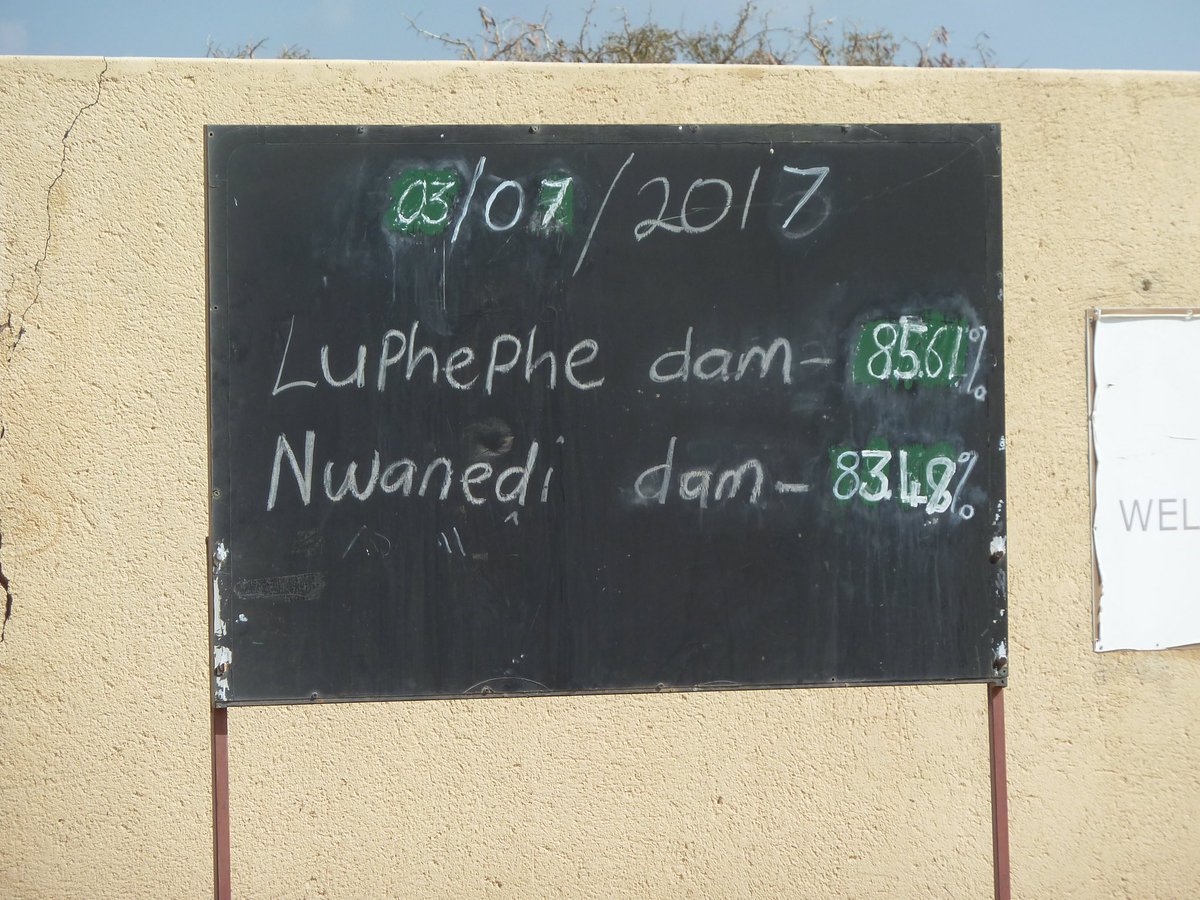 LindseyMcEwen1's tweet photo. #waterstories + #droughtscience in rural SA village. Local post of 'water left in dam' for irrigation. #creativedroughtproject @Project_DRY https://t.co/oeuOHc1jHX