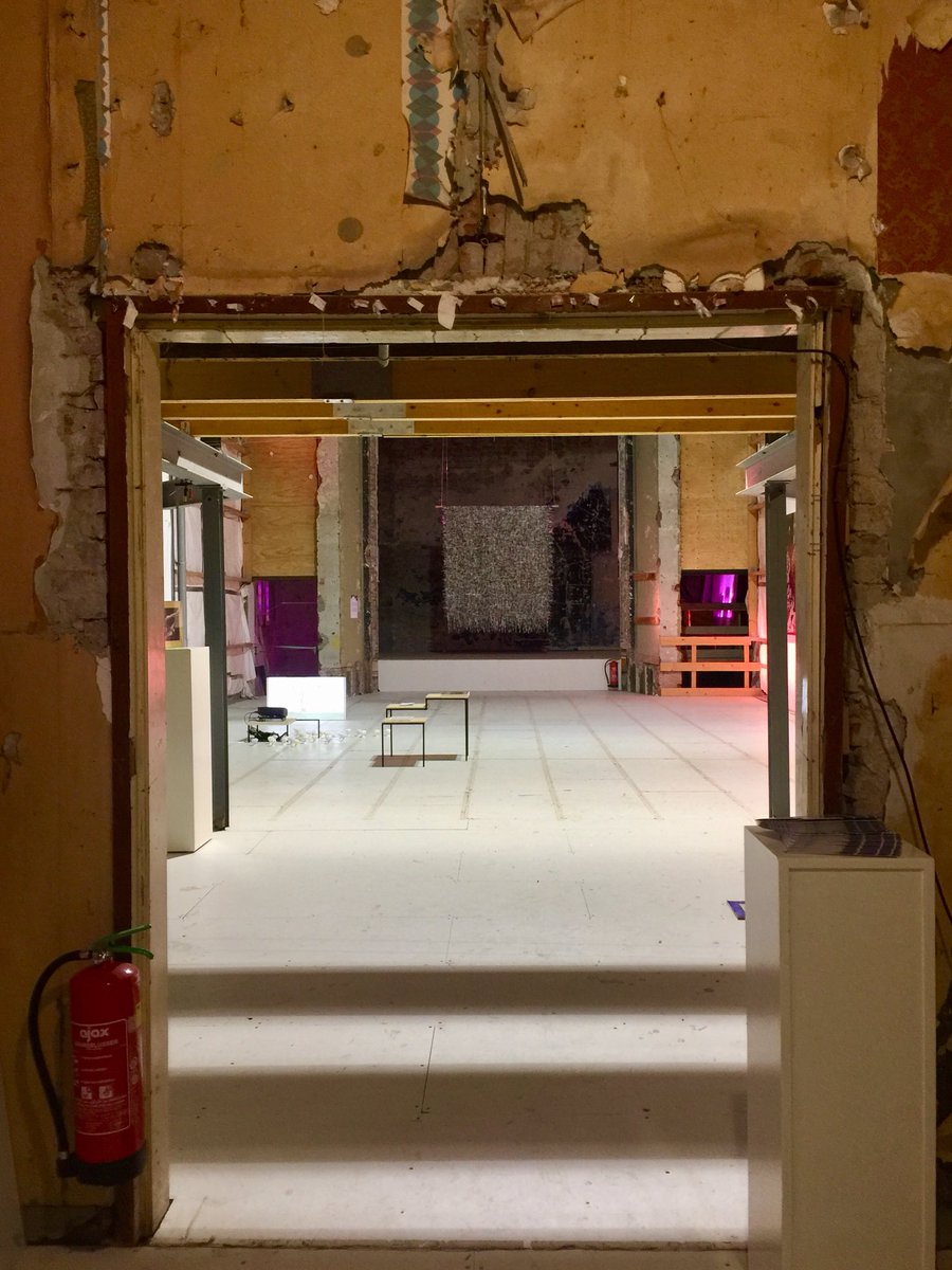 Olalanko's tweet photo. Warp and Woof at Fotofestival Schiedam open until 22 of October #monolope #schiedam #tapestry https://t.co/gI6nu5fQFt