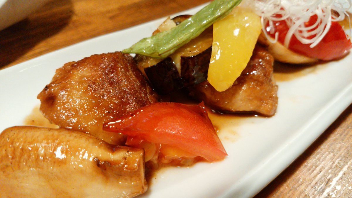 カミィ 久しぶりのえぼし本店 魚介ごまづけ丼 ねぎとろたっぷり丼 チョッチョリのガーリック風味揚げ あん肝ステーキ チョッチョリってカマスの稚魚って書いてあったけど 初耳でした あん肝ステーキはフォアグラに負けないぐらい濃厚で お