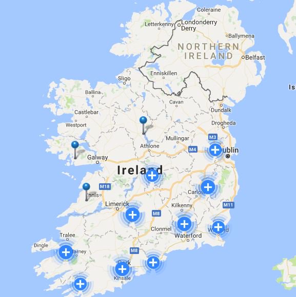robertmadden's tweet photo. Lots of power outages from the south up!! Charging all devices while we can in Galway! We're next! #ophelia #esb #esbpowercheck https://t.co/Co73bz4ytT