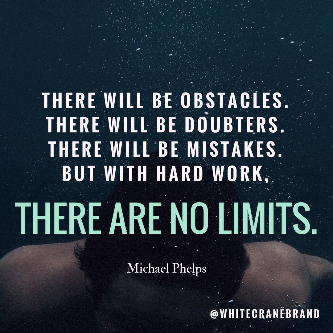 WhiteCraneBrand's tweet photo. You are limitless. So when you come up to an obstacle today, tackle it with full force 👊🏼 #MondayMotivation https://t.co/dGNsgCbDqi