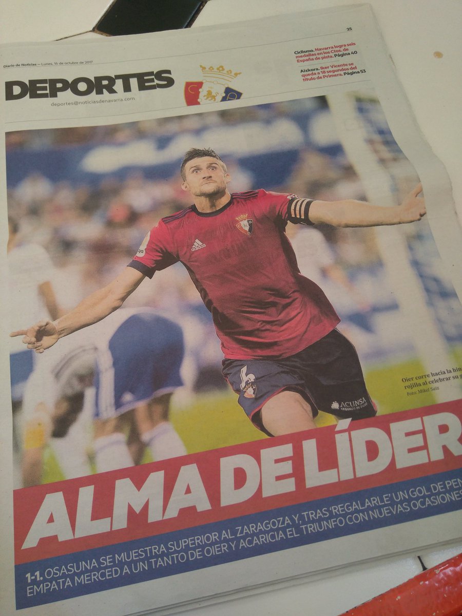 osasunazalea's tweet photo. #AlmaDeLider
#OierGureKapitaina
@NoticiasOsasuna https://t.co/5zo72rLf93