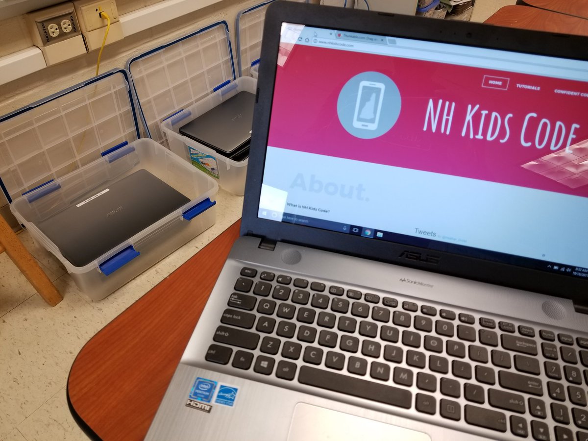 Heather_Drolet's tweet photo. Excited for the 1st day of #nhkidscode at Elm Street School! We're making a S'mores app using division with fractions! @laconiaschools https://t.co/txRGkPwbIn