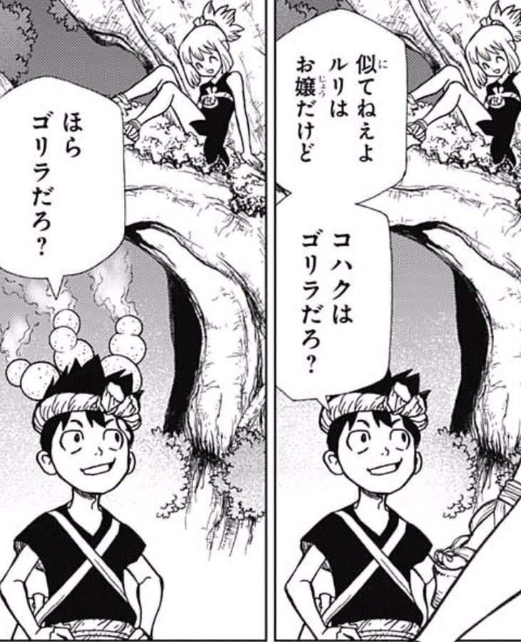 Dr Stone コハクが強くてエロ可愛い 先祖はリリアン 千空に恋する