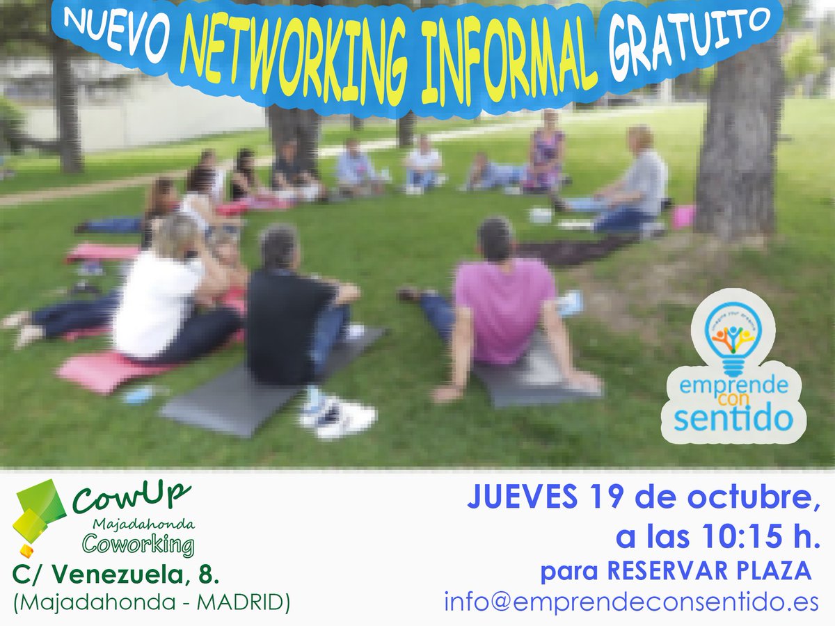 emprende_sentid's tweet photo. Este próximo jueves 19 de octubre comenzamos de nuevo con #networking En esta ocasión con sorpresa... ¿Te lo vas a perder? #networkingAECS https://t.co/PN0eUlx85R