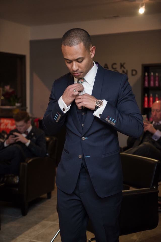 It's all in the details. Want the perfect suit? Contact <a href="/bespoke_cc/">Bespoke</a> for deets. #mensfashion