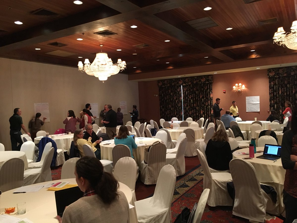 Discussing the 7 #ngss cross cutting concepts. Digging deeper w. key aspects, progression, &amp; importance. #nhsta17